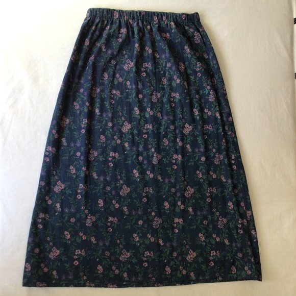 Blair- Blue denim with purple flower skirt - Picture 5 of 8